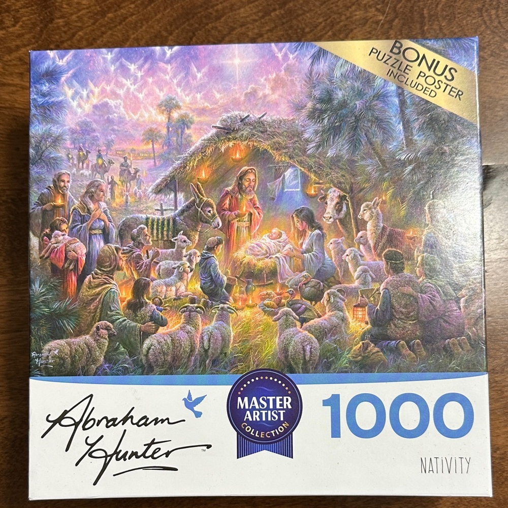 1000 Piece Puzzle. RoseArt. Nativity Scene